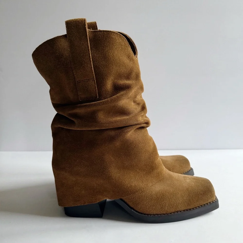 Steve Madden Pia Western Boots - Picture 6 of 13